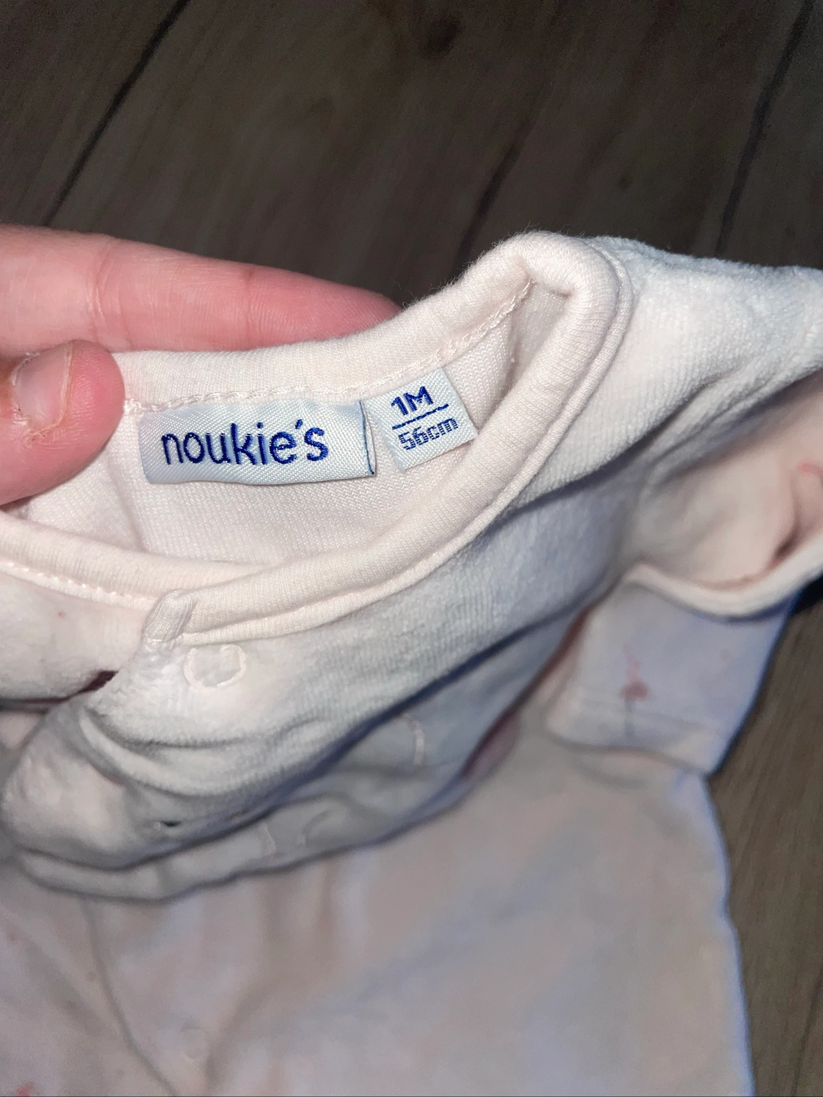 Pijama de veludo 1 mês 56 cm Noukie’s – photo 3